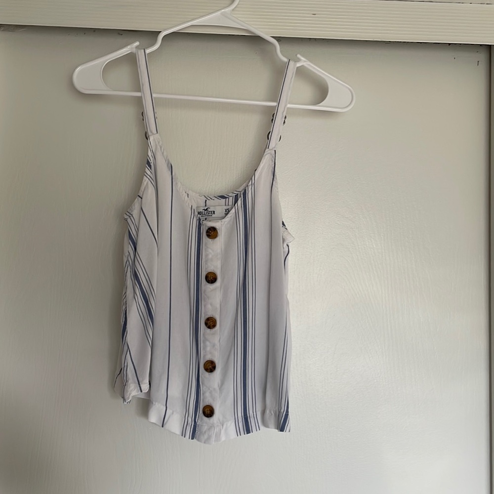 Hollister XS white tank top